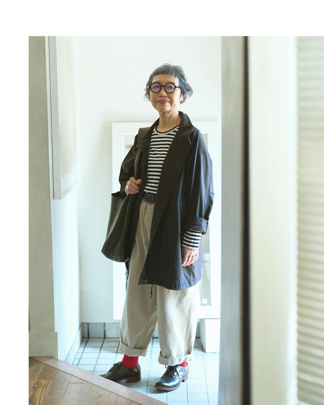 あの人が着てみたら】大人が欲しいベーシック。中綿ベスト付きの軽やか