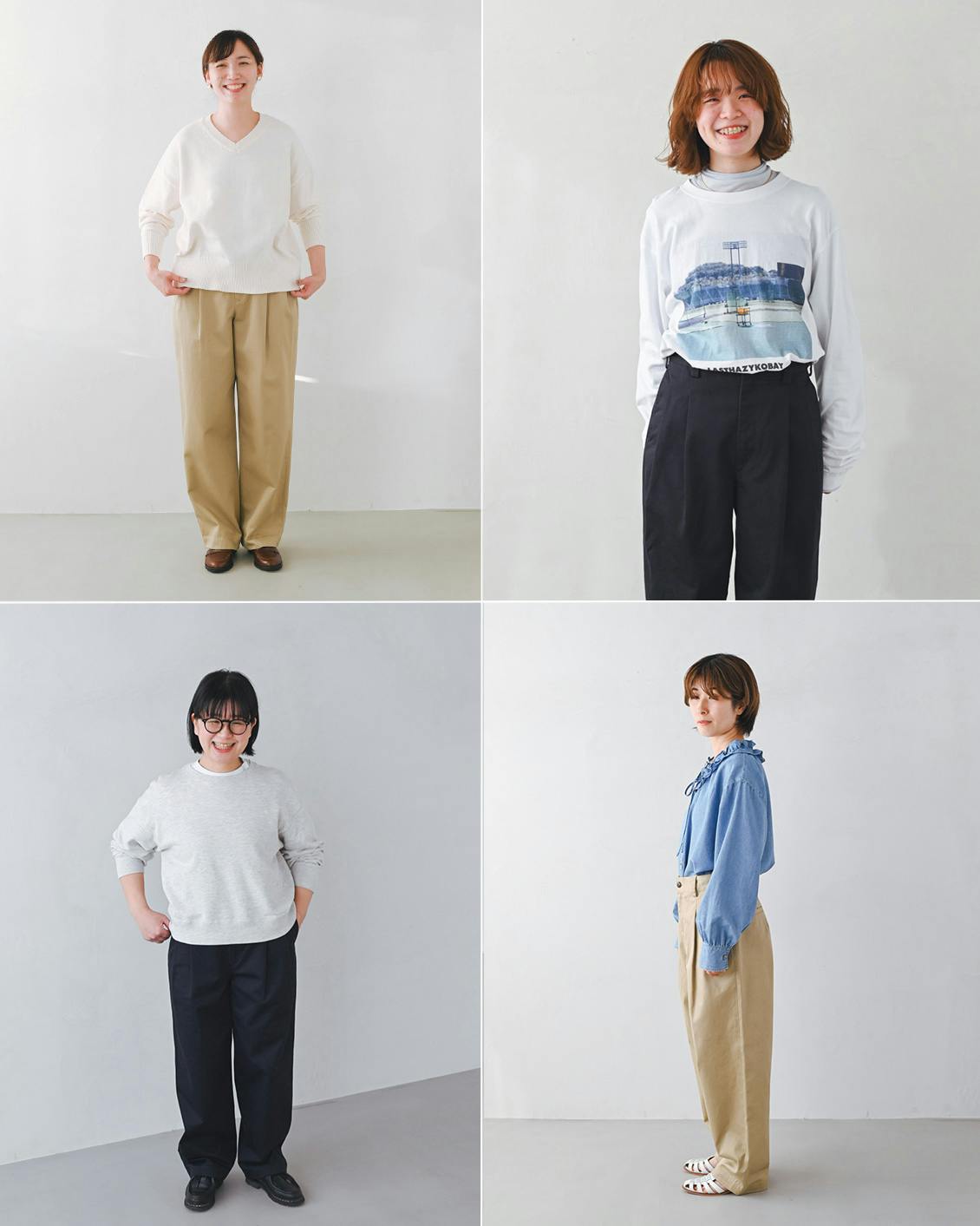 着用レビュー】品よく、決まる。チノパンツを7名のスタッフが試着しま