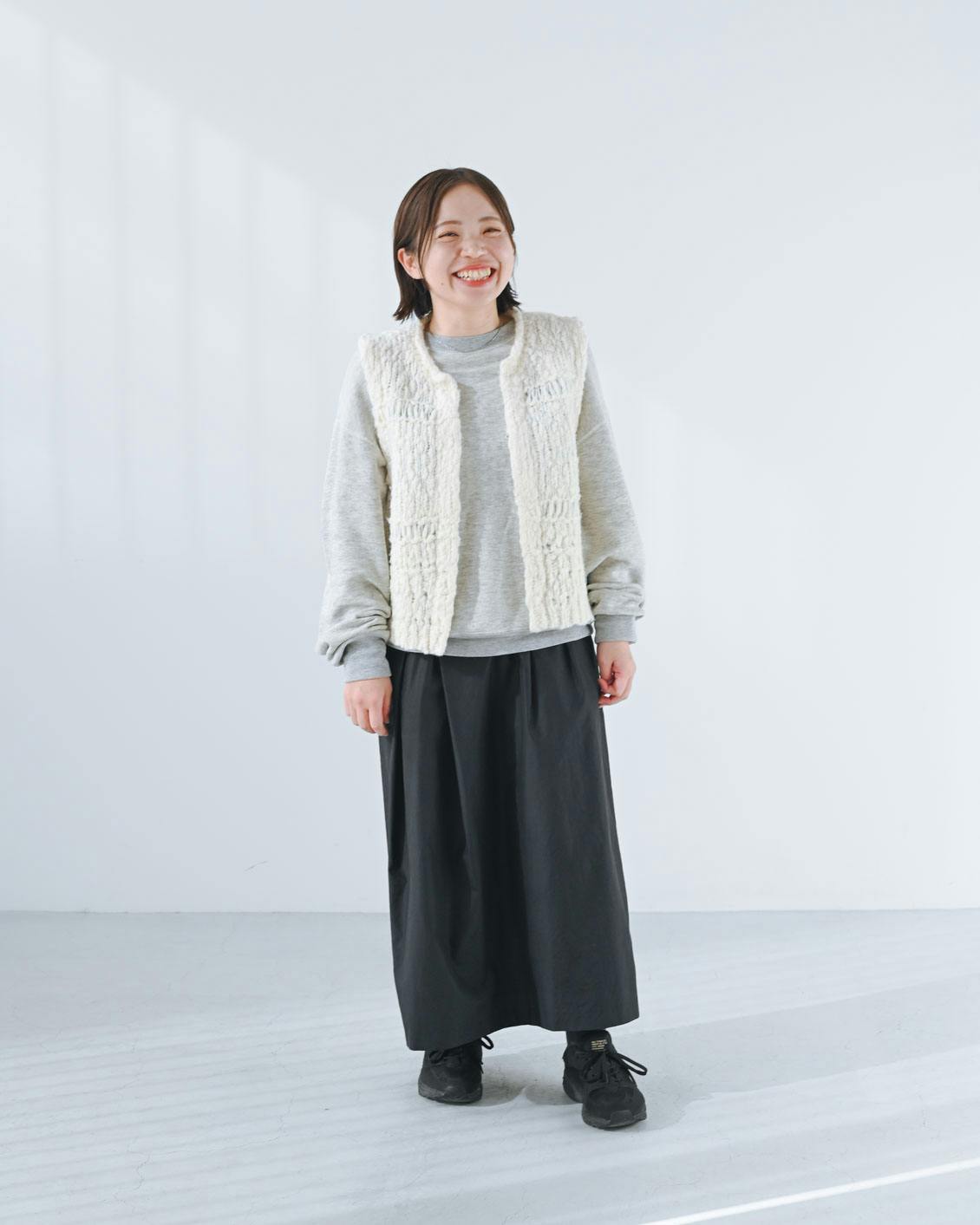 味変ニットベスト】重ねるだけでおしゃれ決まる。スタッフ3名のニット