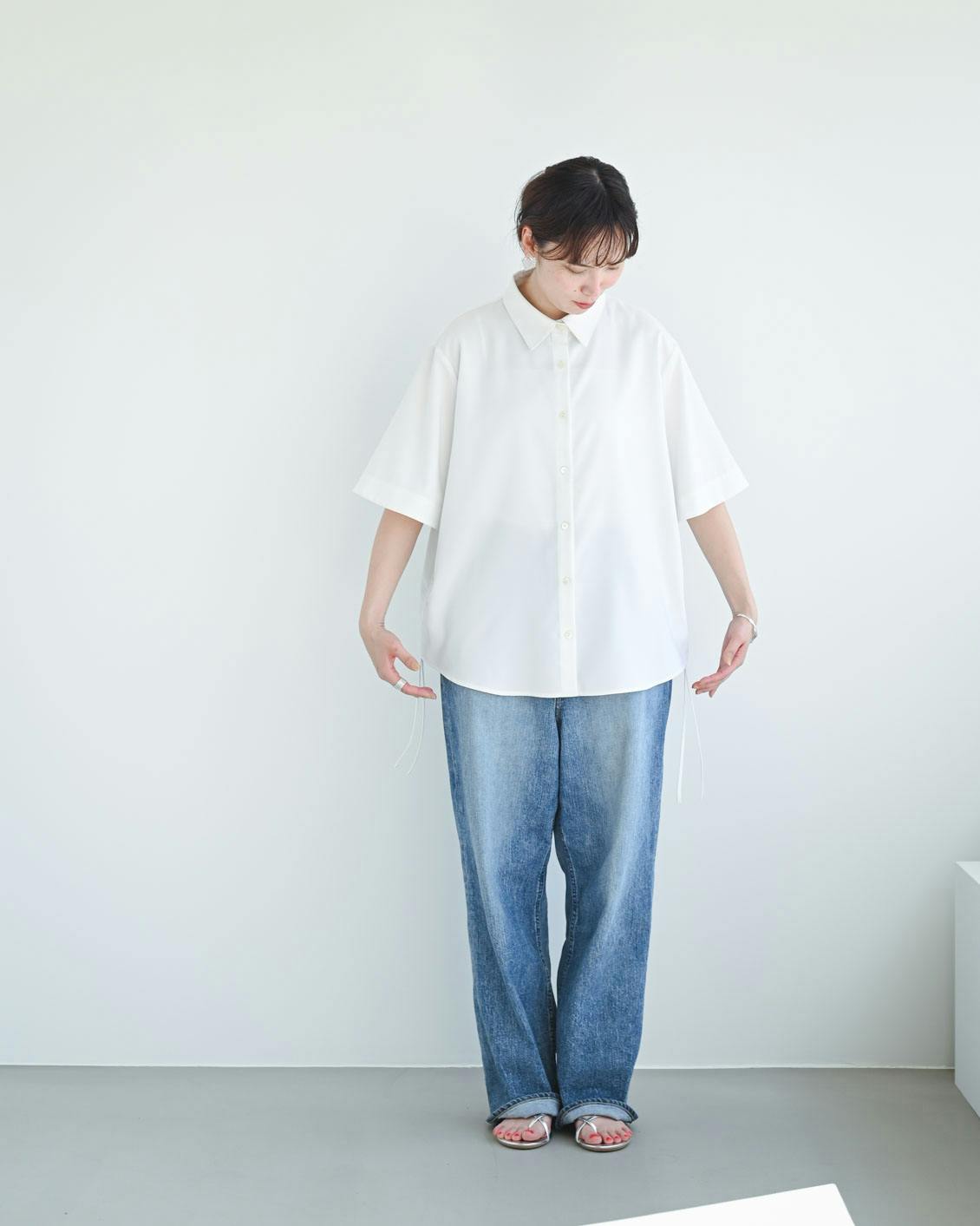 着用レビュー】夏のおしゃれにうれしい「涼やか素材のドロスト