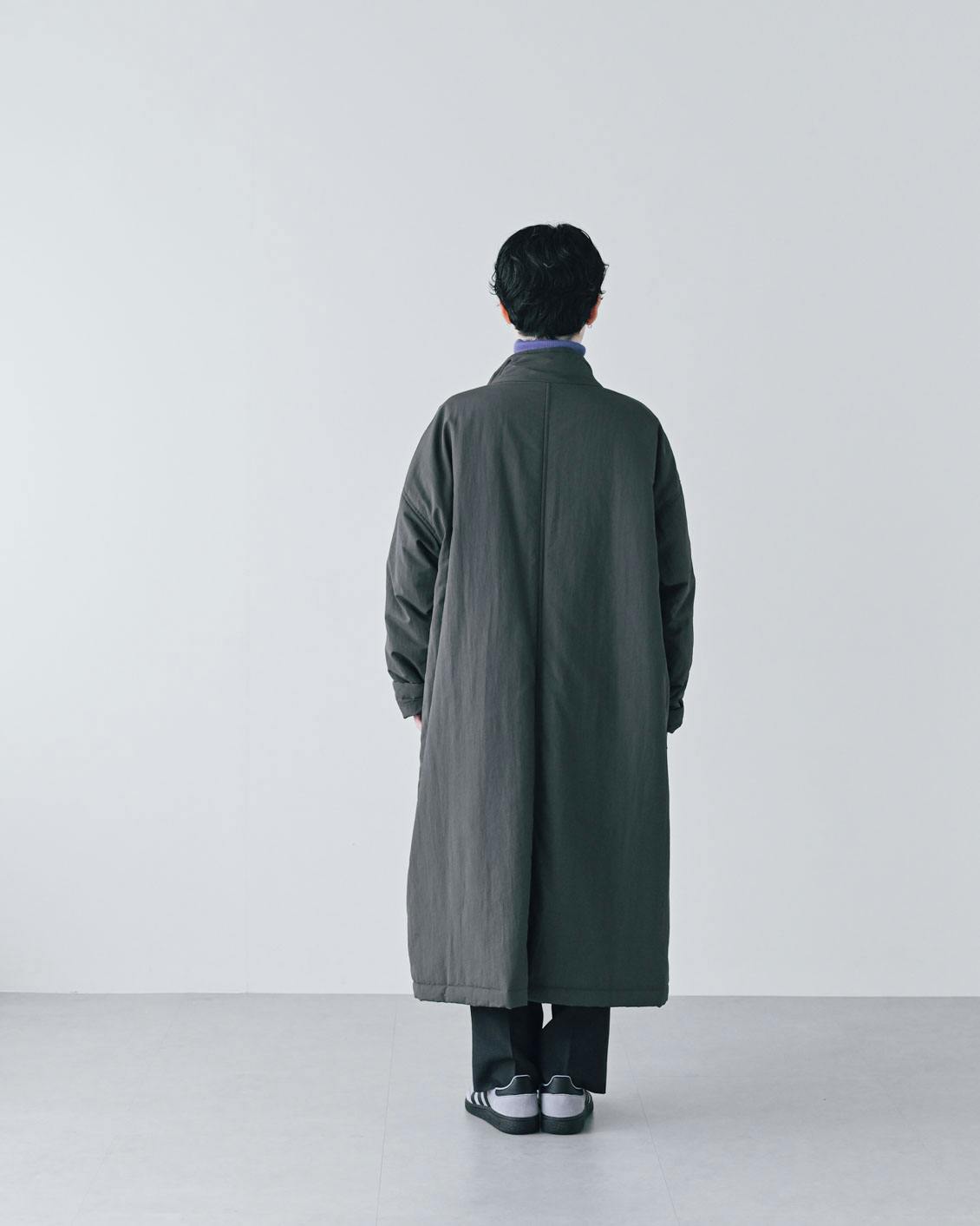 着用レビュー】āta（アタ）の中綿コートを身長の異なる3名が試着しま