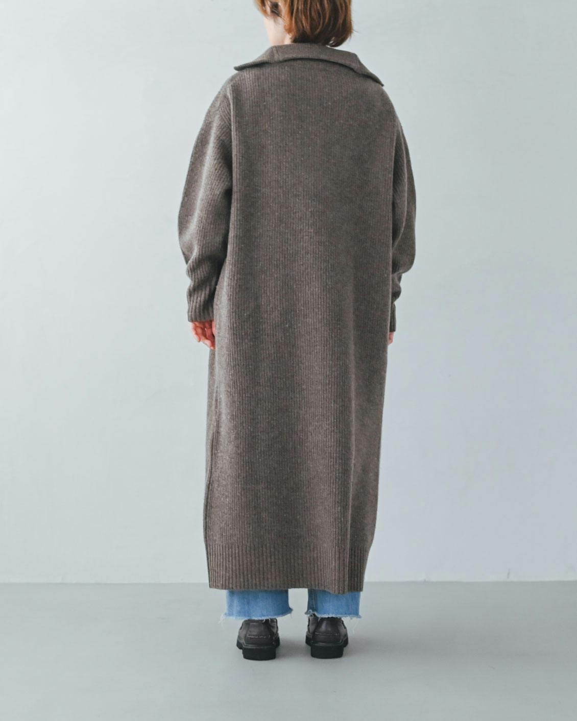 着用レビュー】「ハーフジップのニットワンピース」を4名が着てみまし