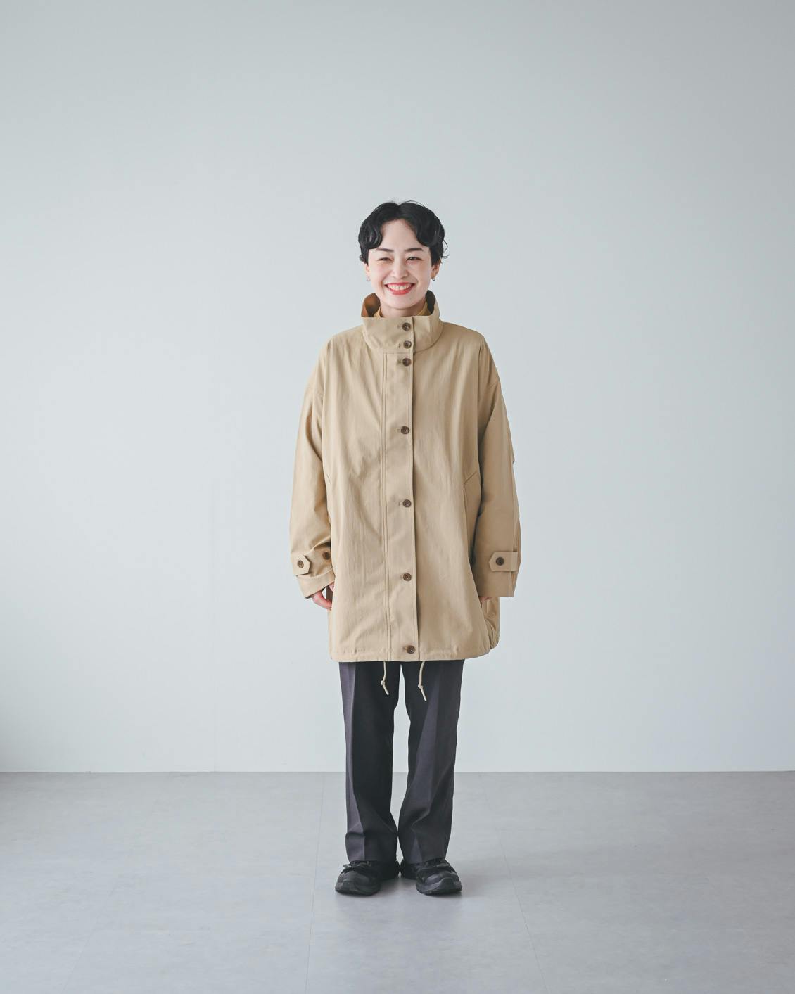 着用レビュー】「中綿ベスト付きアウター」を5名のスタッフが試着しま