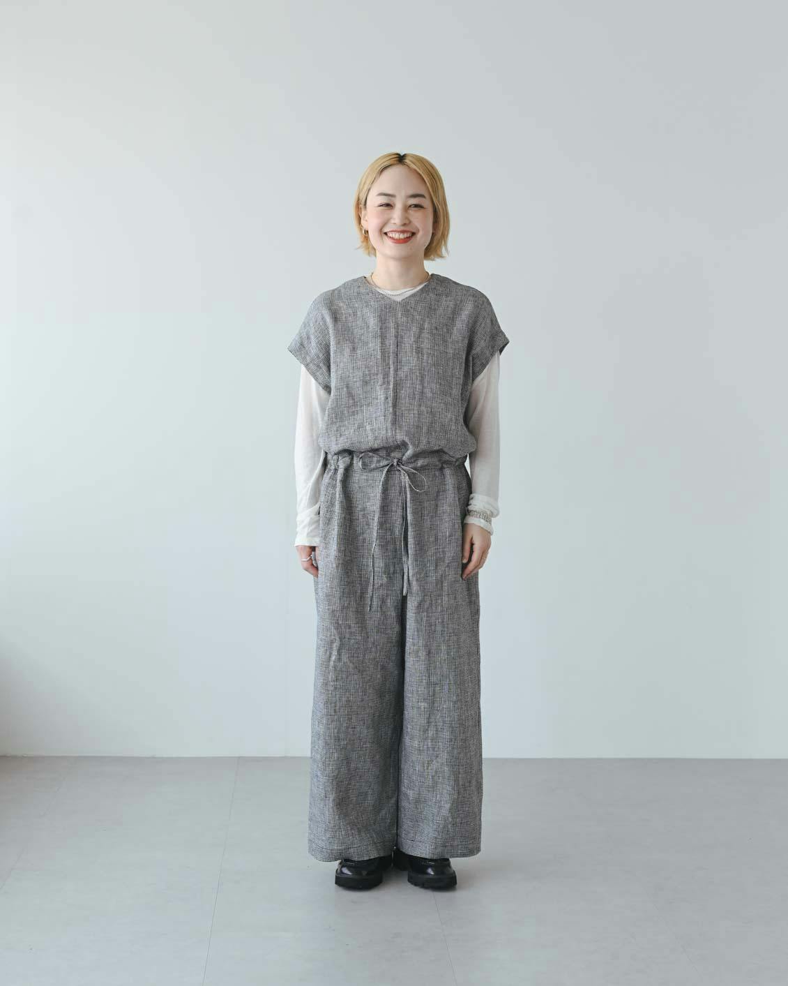 北欧　暮らしの道具展　ワンピース＆ジレ　グレー　着痩せ 楽天市場】北欧暮らしの道具店（ワンピース｜レディースファッション