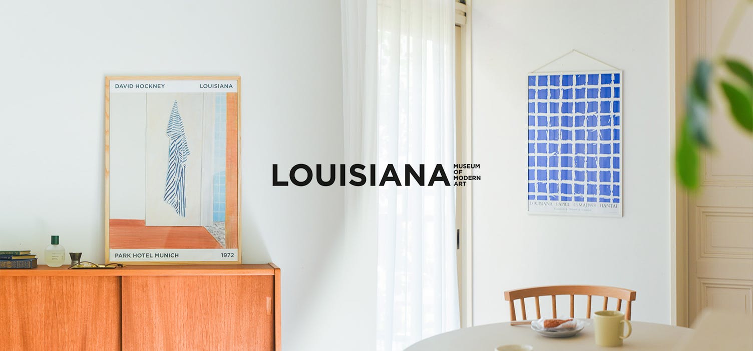 デンマークのルイジアナ近代美術館から届いた 、名作ポスター