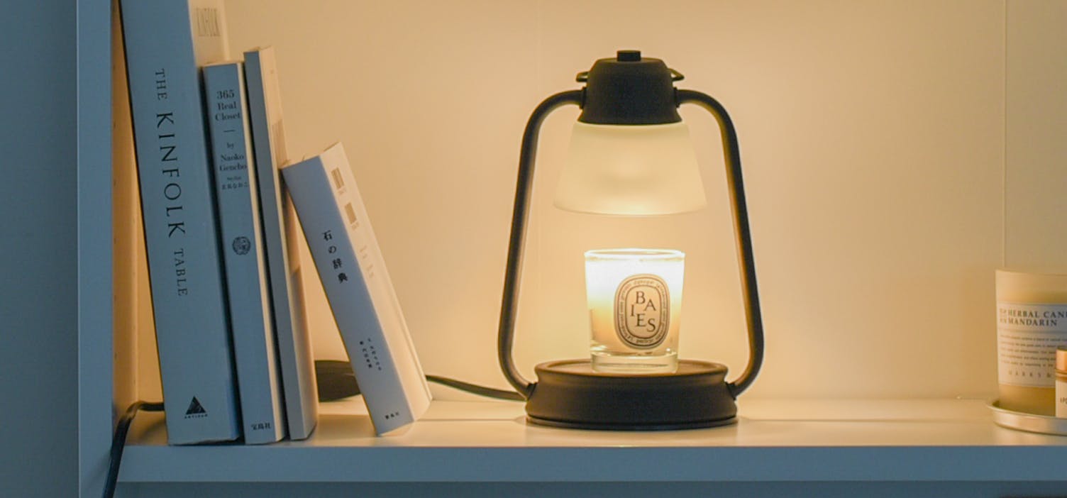 火を使わずにアロマキャンドルを楽しむランプ