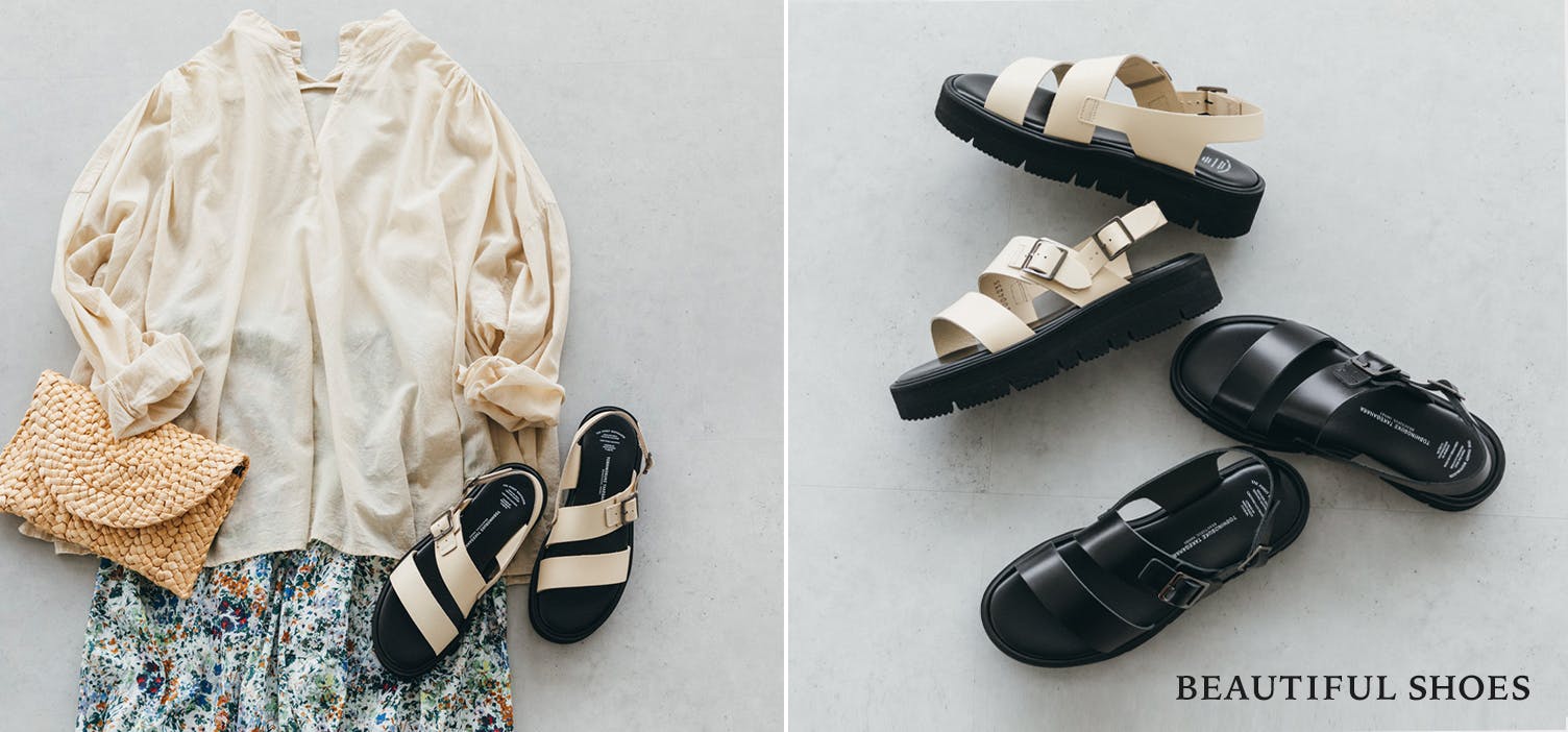 長く愛せる「BEAUTIFUL SHOES」のレザーサンダル