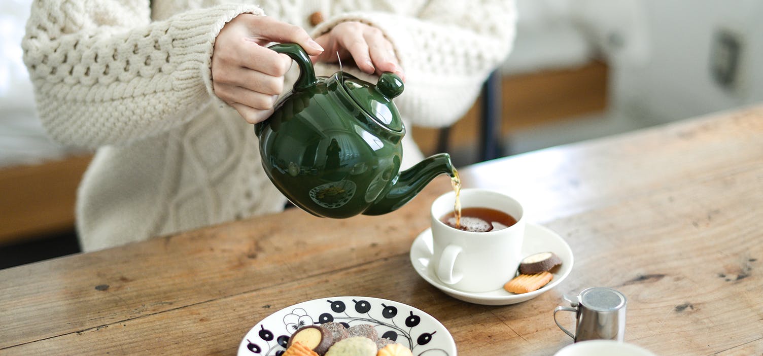 ぽってりフォルムが愛らしい、ロンドン生まれのティーポット