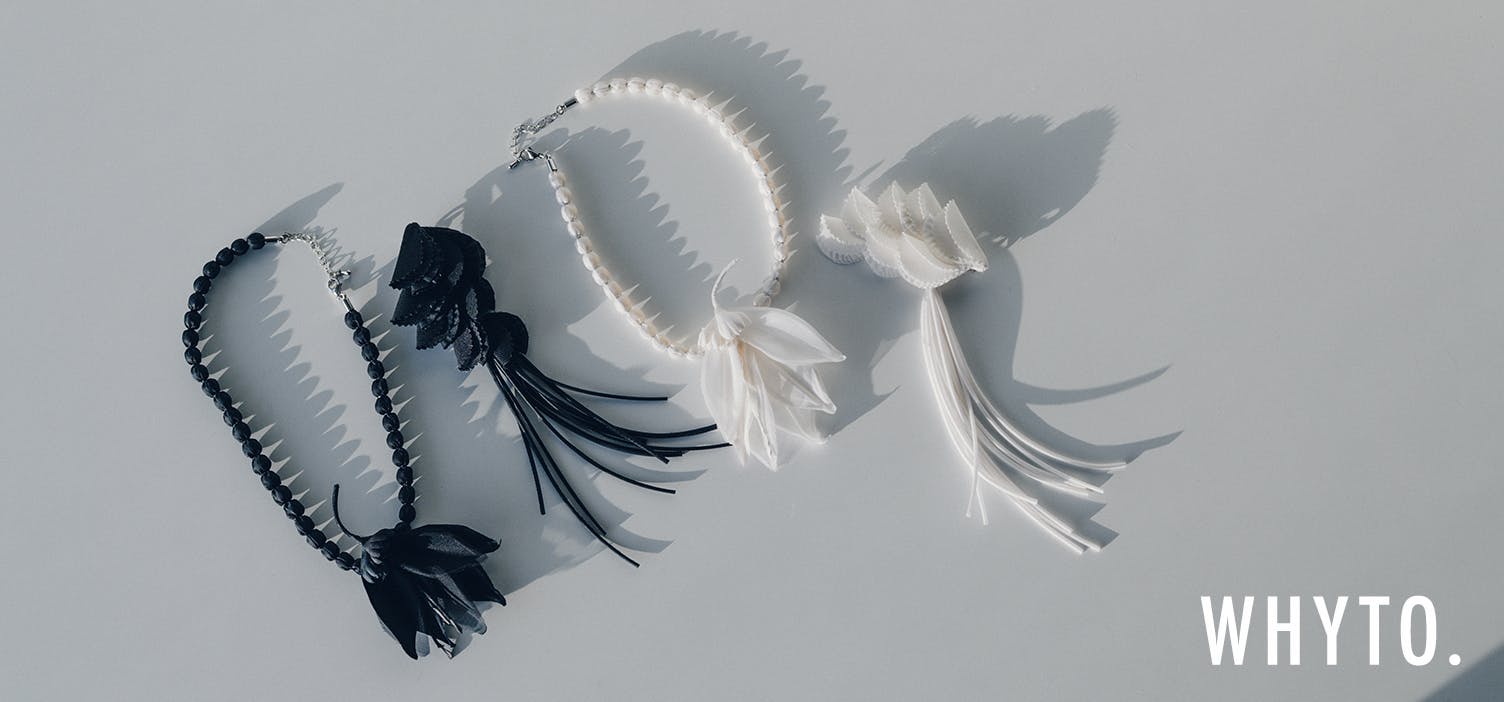 あっという間に完売したWHYTO.のブローチとネックレスが再入荷しました！
