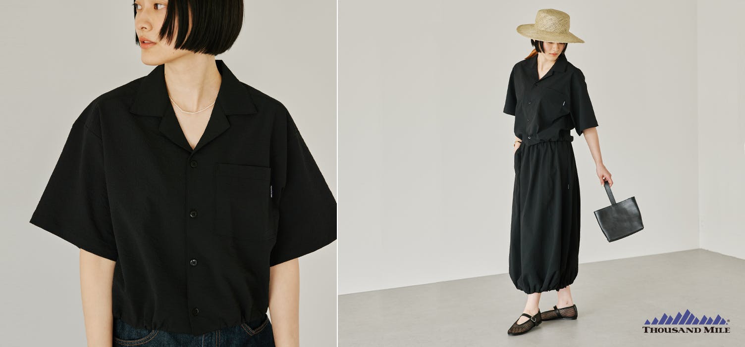 汗ばむ季節に、ちょうどいい。機能的なシャツ＆スカートが再入荷！