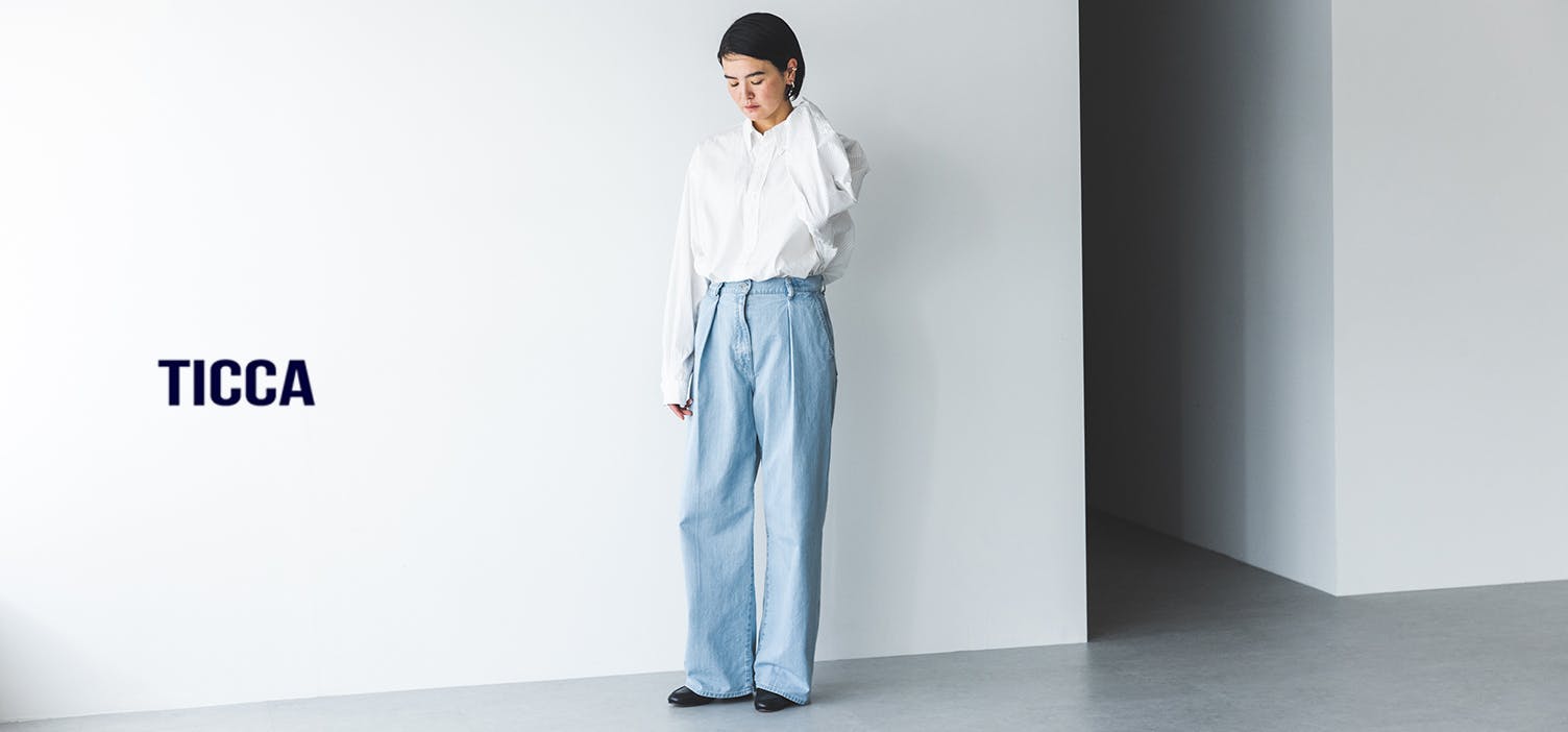 【当店限定サイズあり】ラフだけどすっきりなシルエットTICCAのデニムが再入荷！