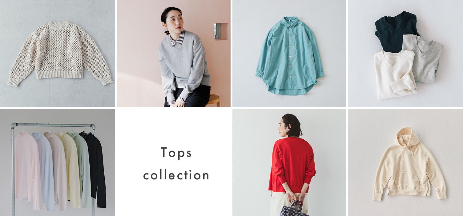 当店の春トップス集めました