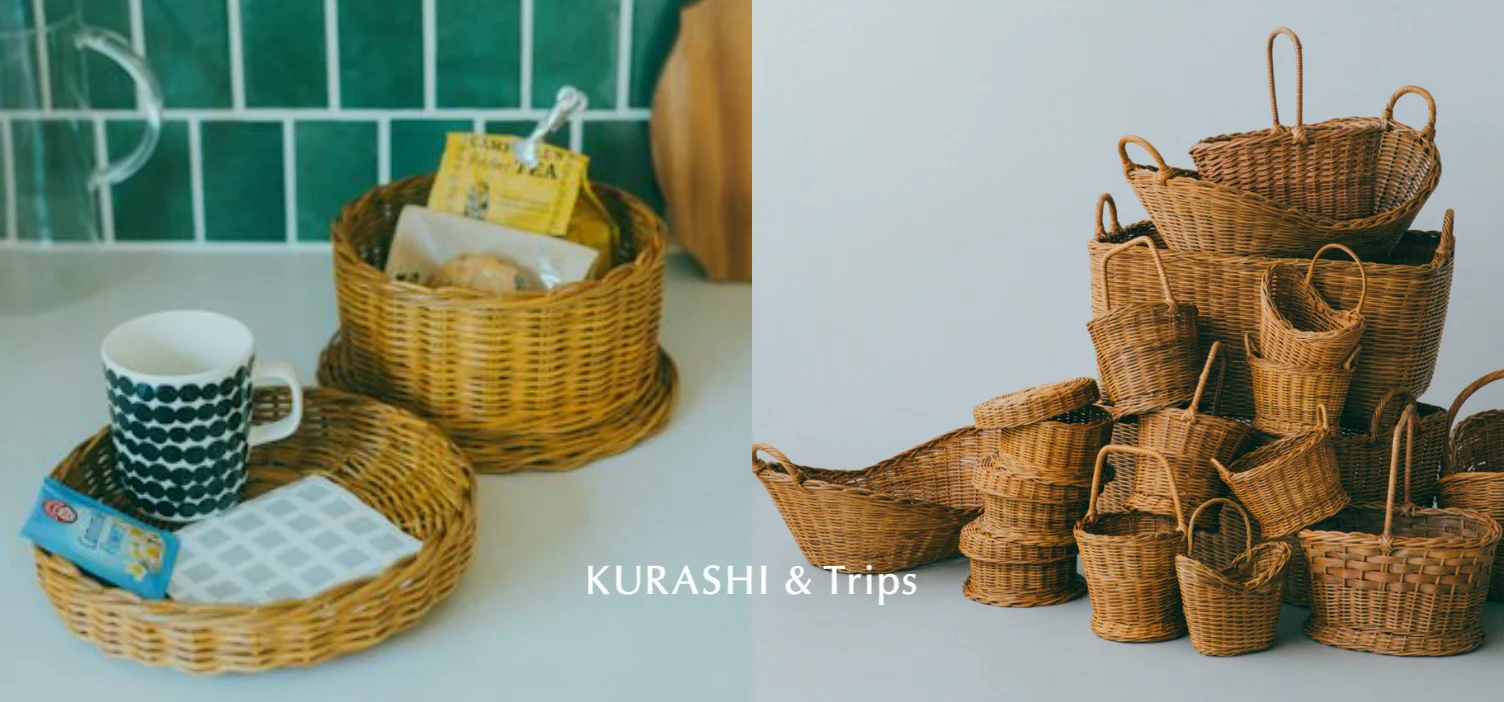 愛しい景色をつくる、当店オリジナルの「ラタンかご」が揃いました！