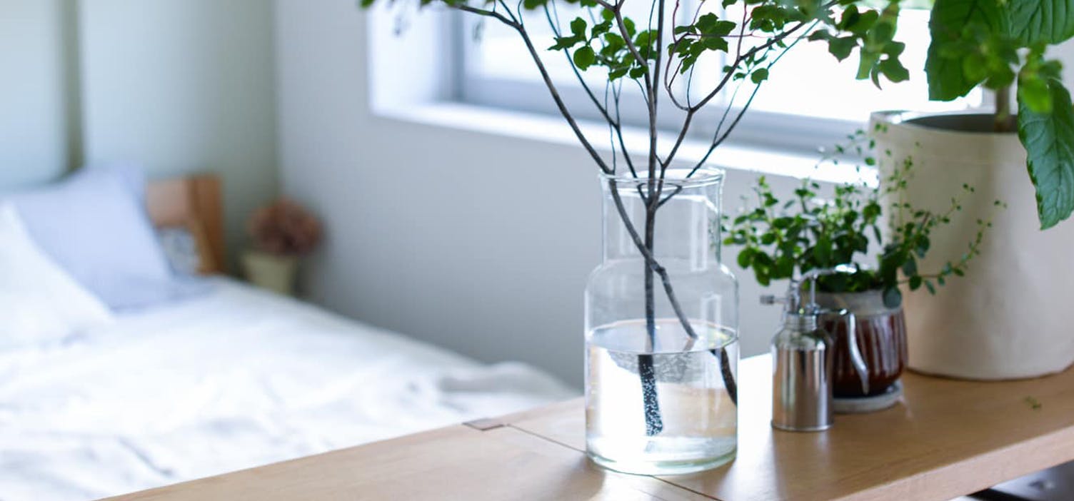 コツいらずで枝物を飾れるフラワーベース