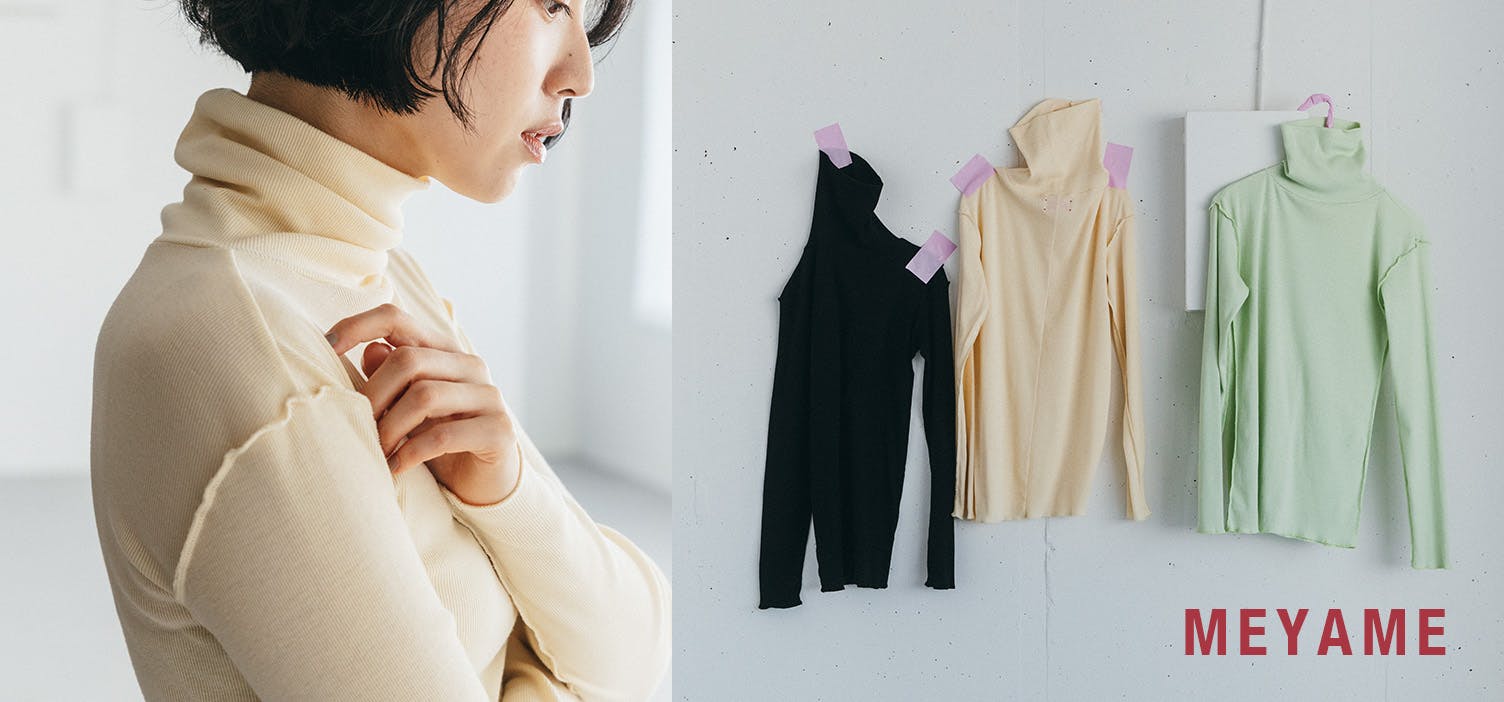 MEYAMEから、肌触りばつぐんの上質カットソーが新登場！