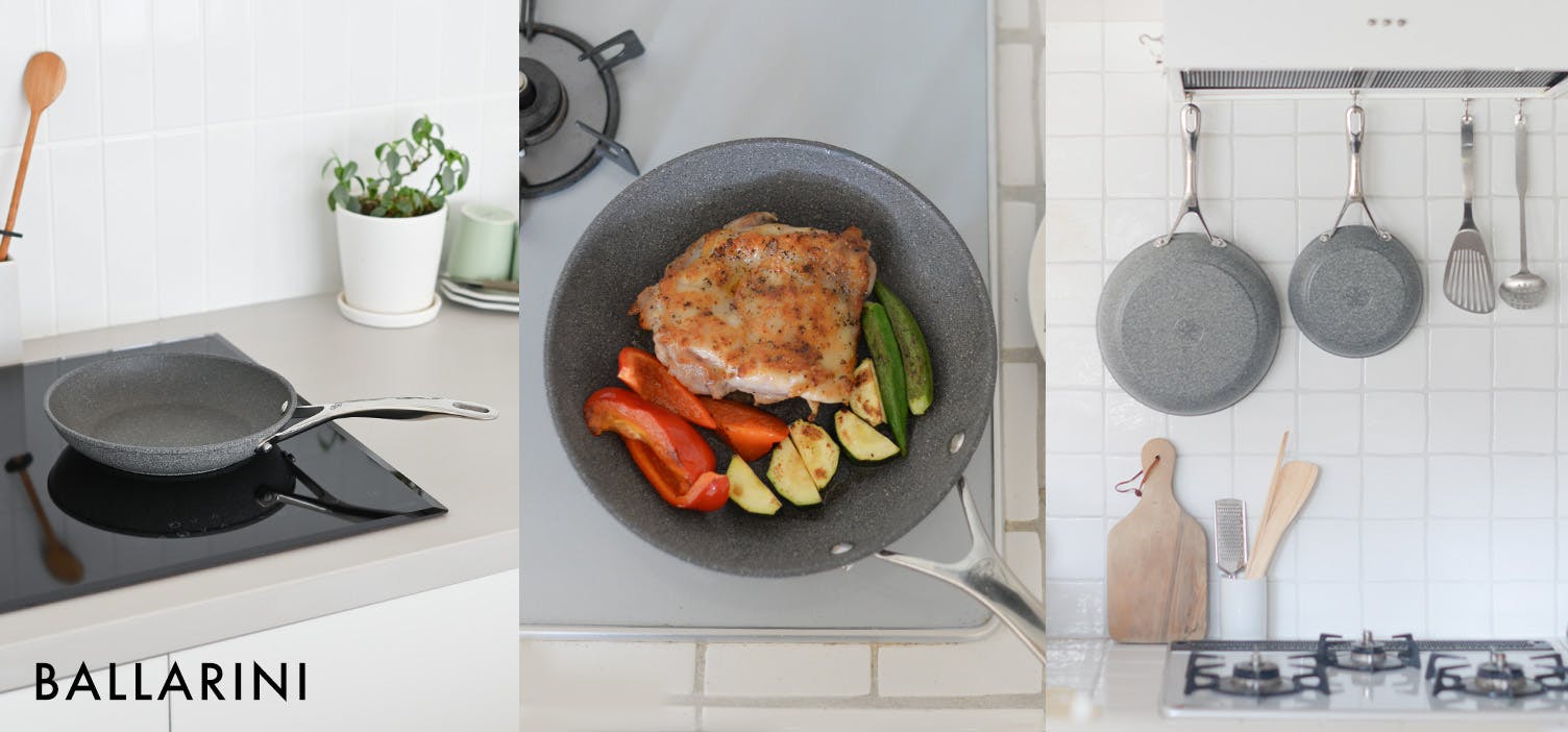 スルン！がずっと続く安心感◎ イタリア生まれのフライパンが揃って入荷しました