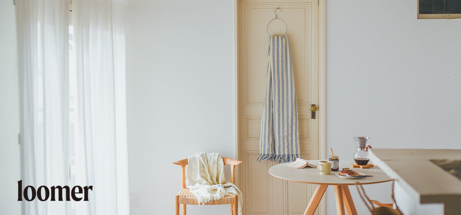 布一枚で、景色が変わる。 loomerのインディアンコットンブランケットが新登場