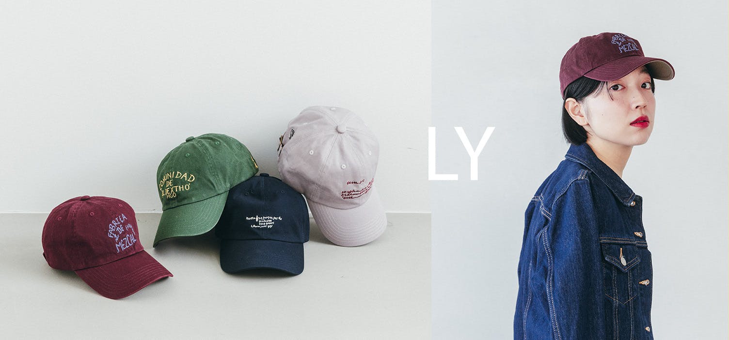 大人カジュアルにこなれ感をプラスする「ロゴキャップ」が新登場！
