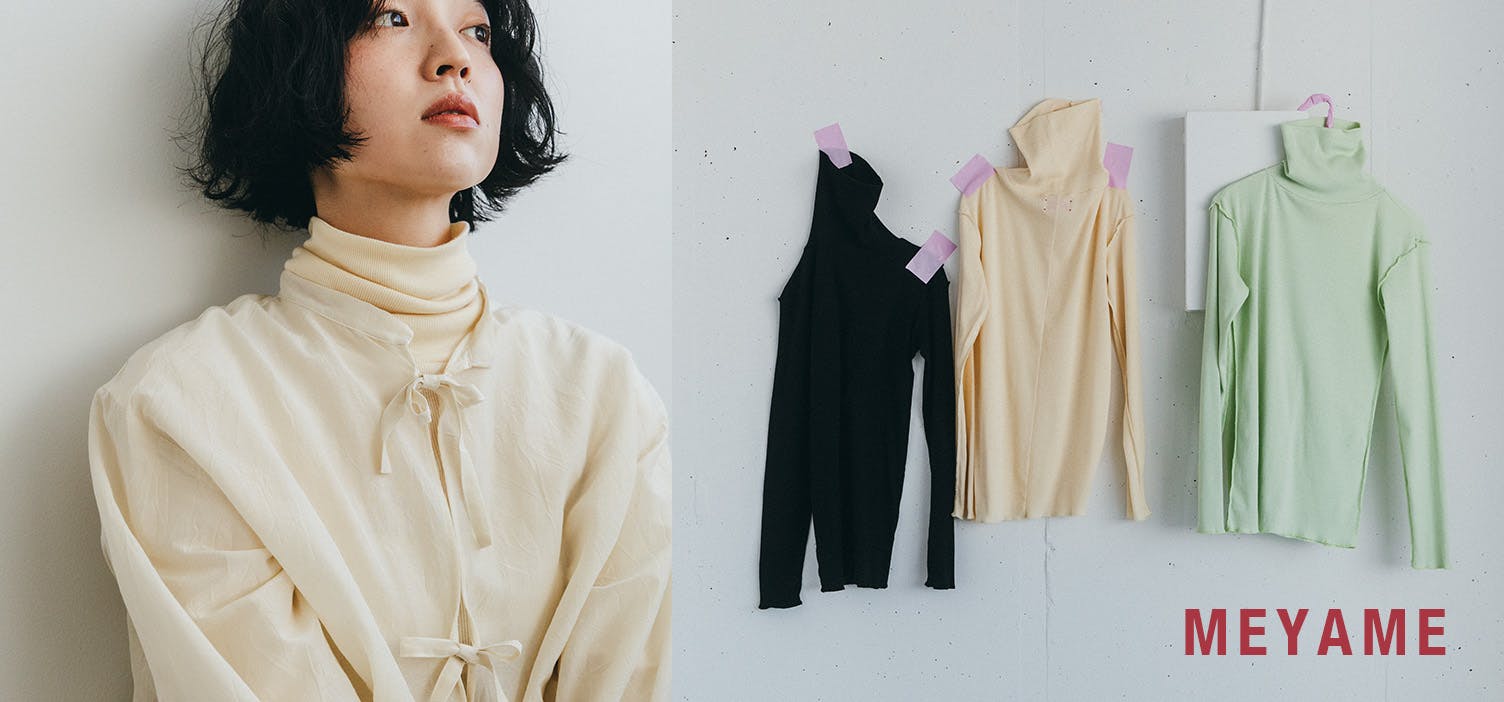 MEYAMEから、肌触りばつぐんの上質カットソーが新登場！