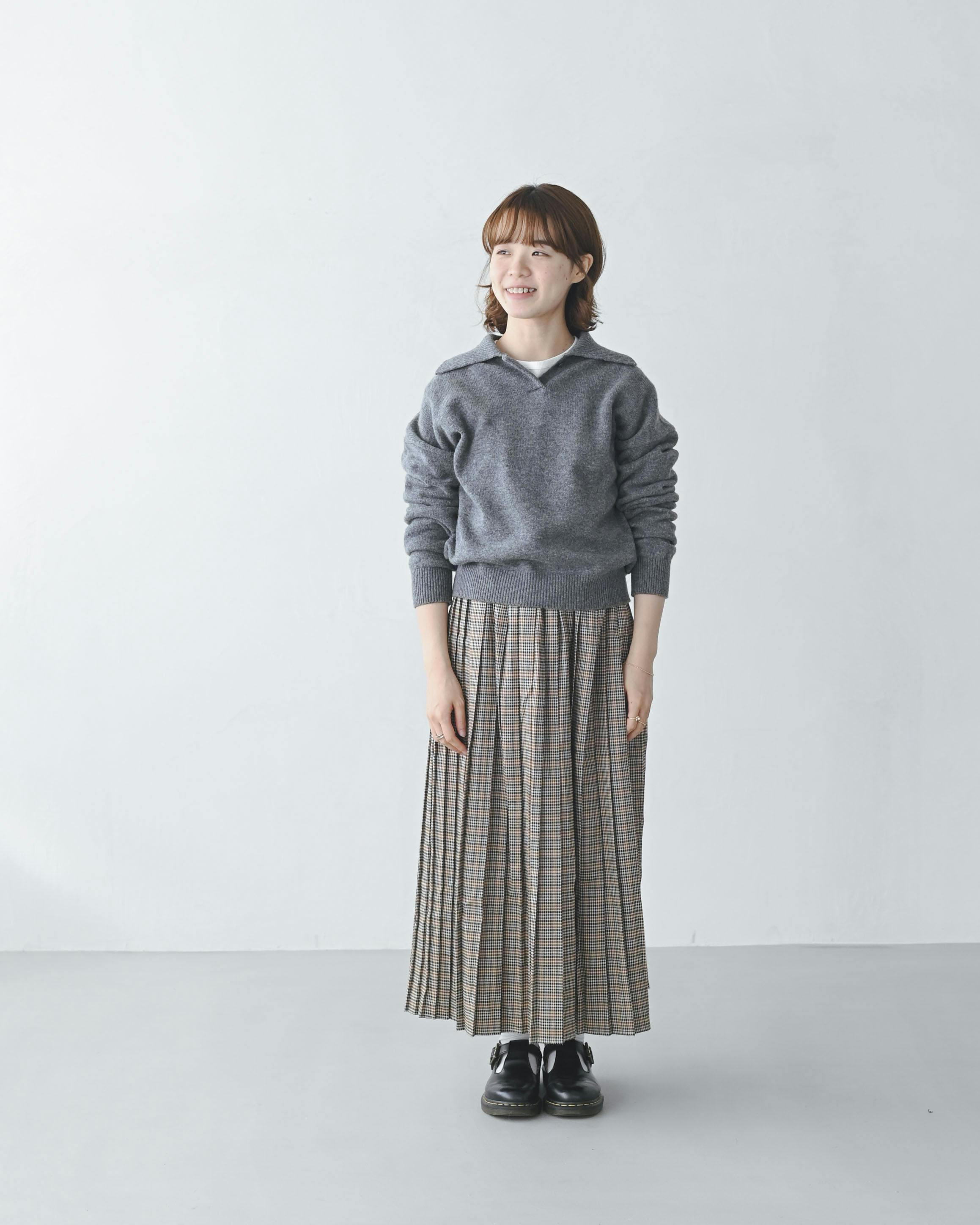 着用レビュー】襟付きニットをスタッフ4名が着てみました - 北欧