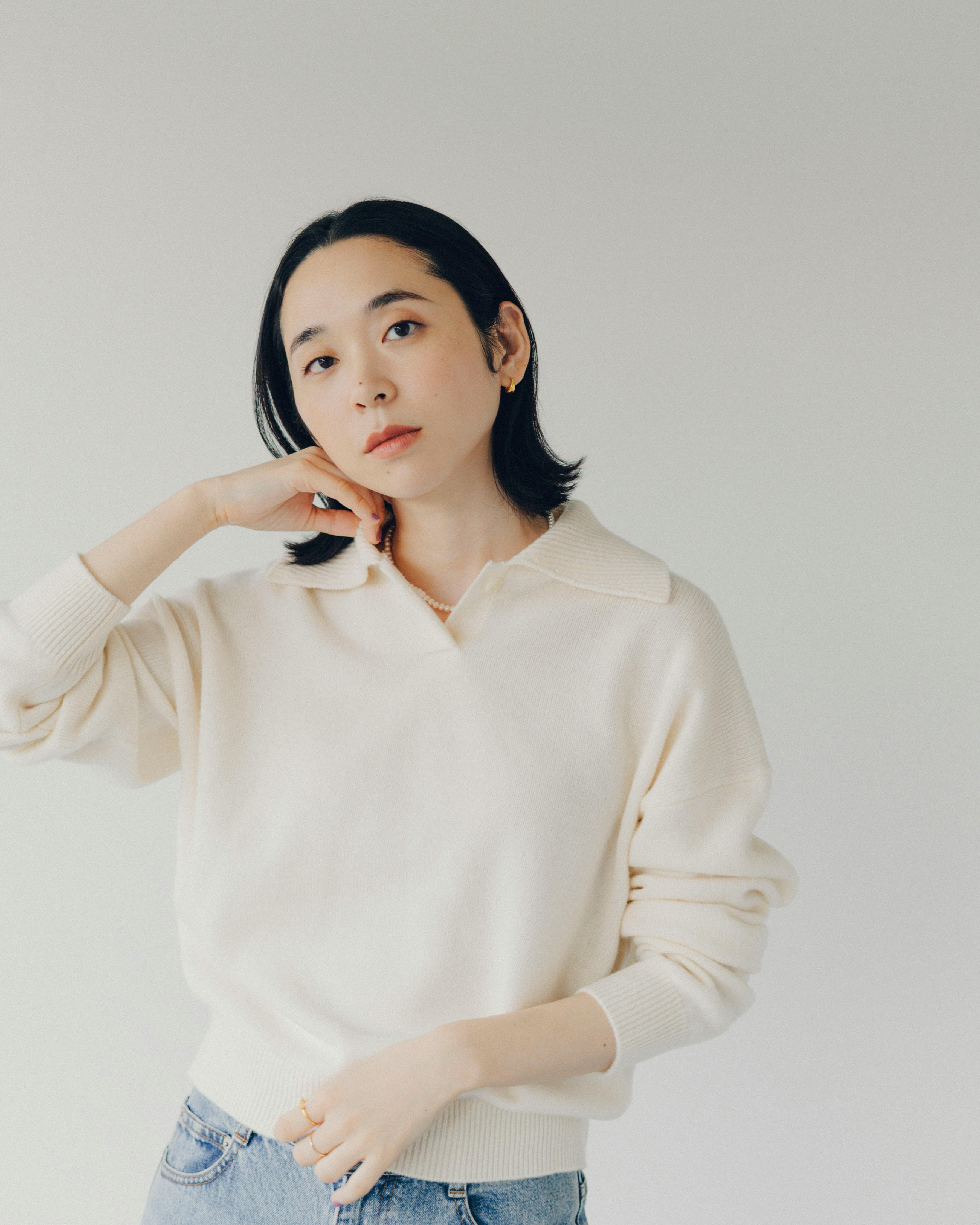 新商品】ほんのひとさじの甘さを。洗えるウールの襟付きニットができ