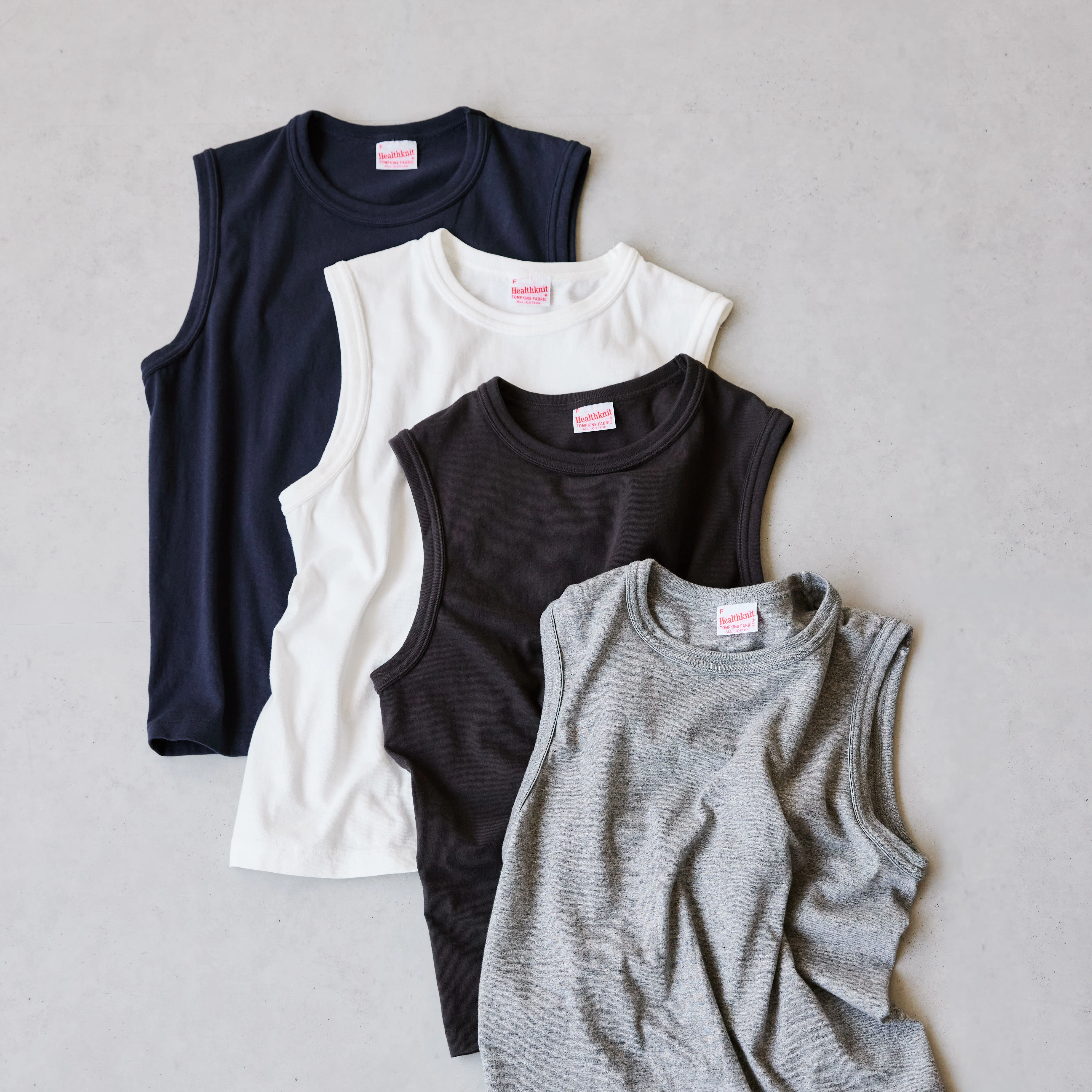 【着用レビュー】Healthknitのノースリーブを着てみました
