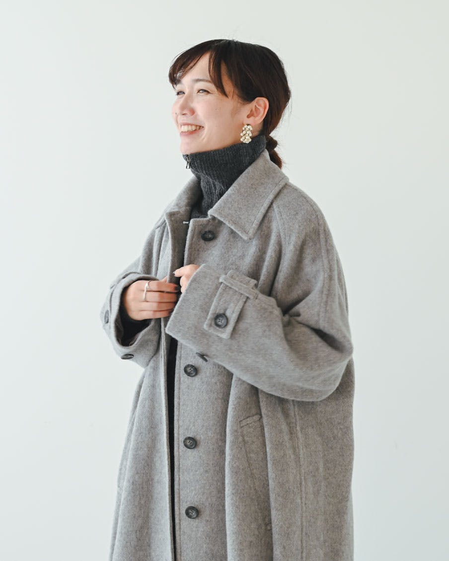 着用レビュー】「ハーフジップのニットワンピース」を4名が着てみまし
